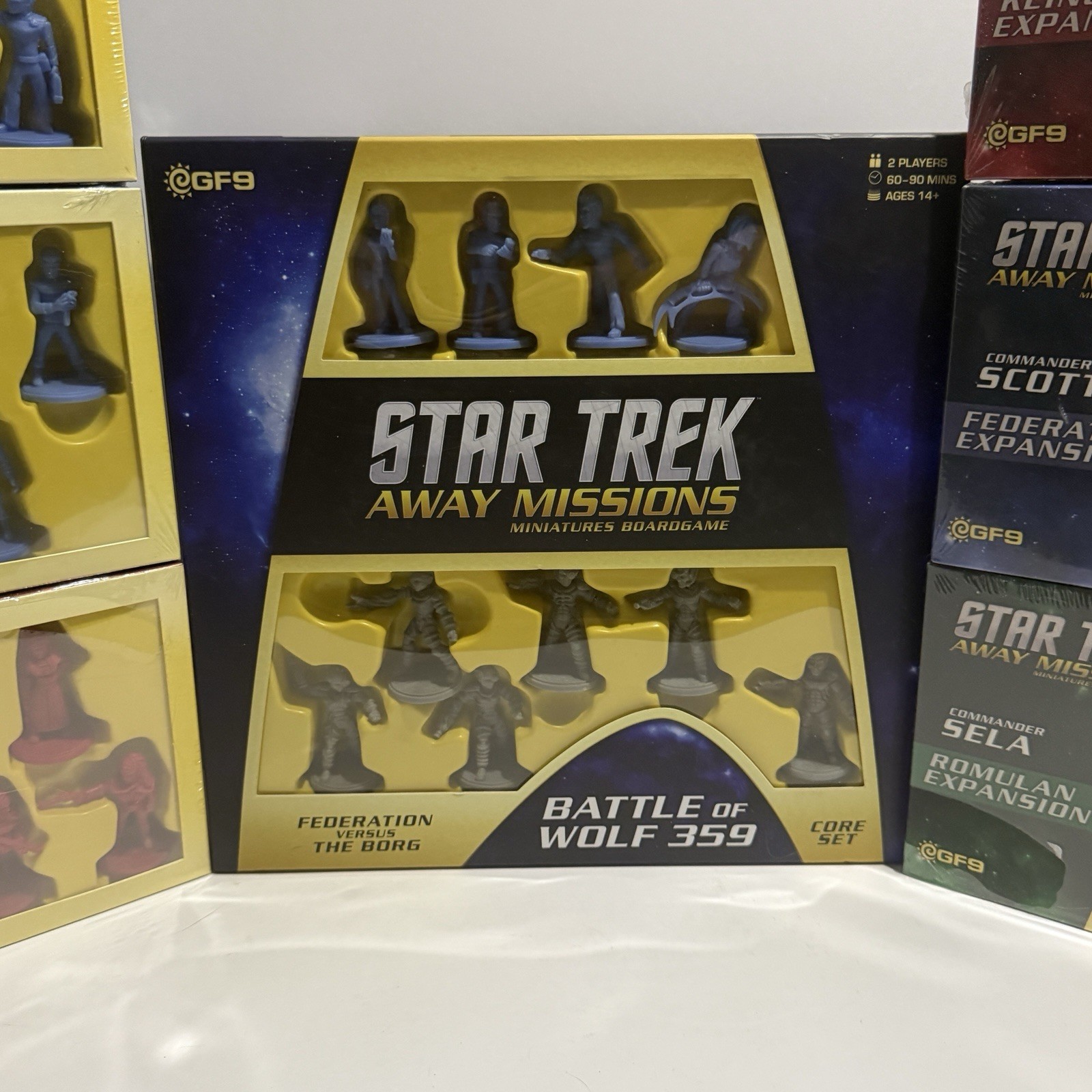 Star Trek Away Missions Board Game w/ 6 Expansions Gale Force Nine – Complete