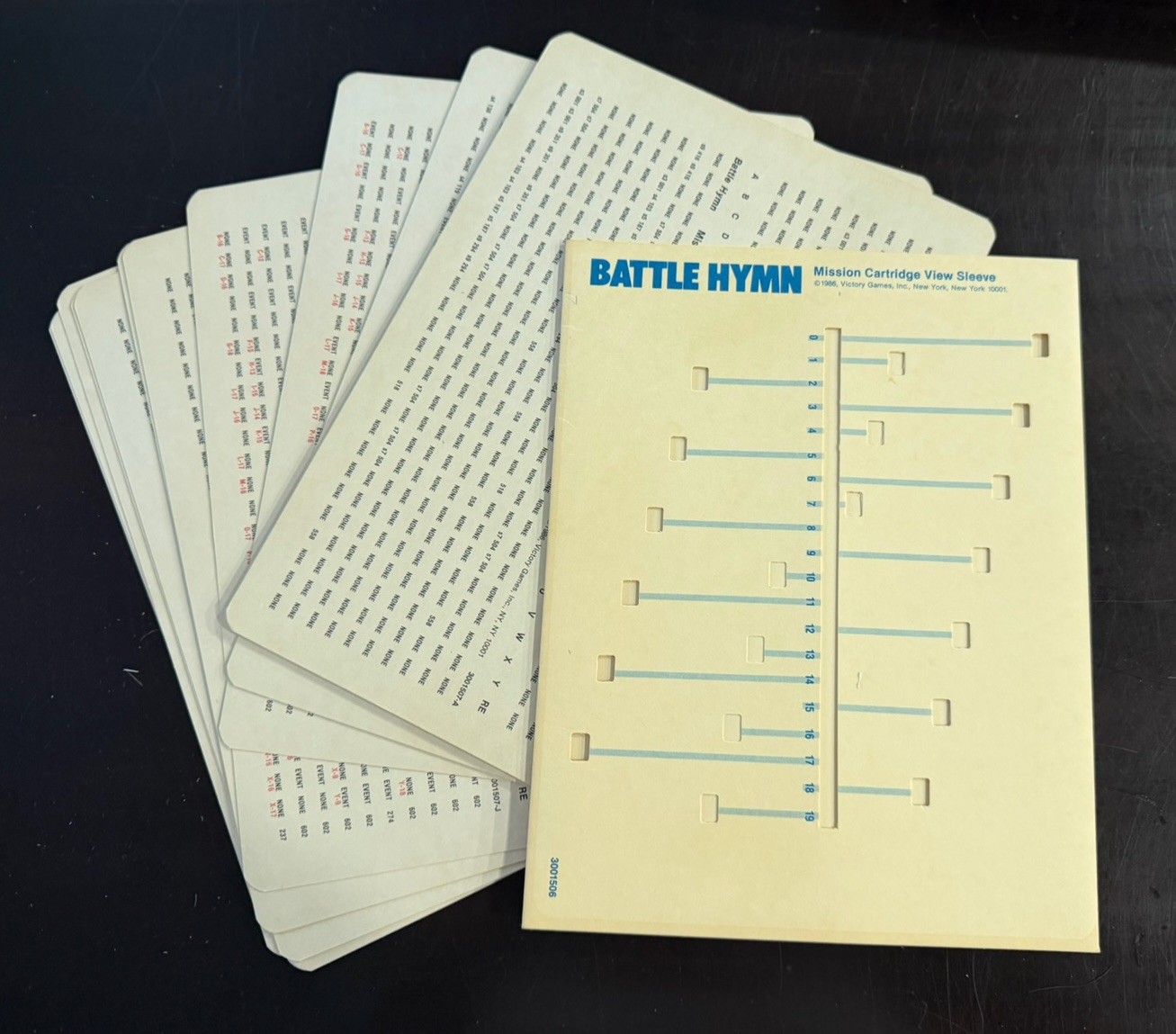 Battle Hymn Solitaire Squad Level WWII Combat In The Pacific Victory Games Compl