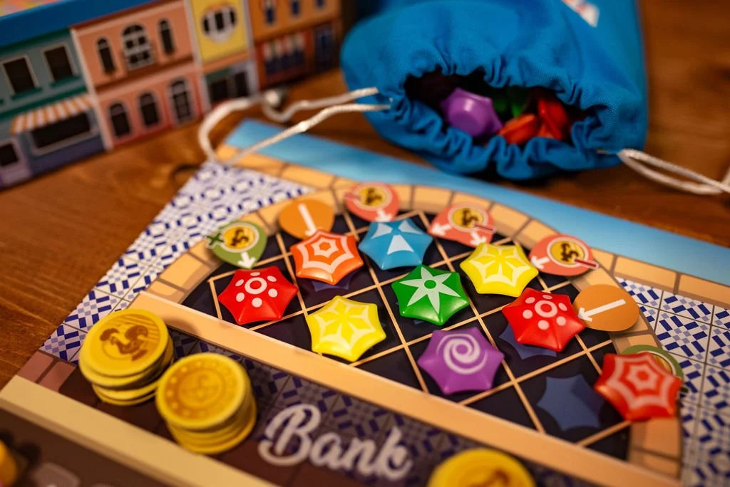 Águeda City of Umbrellas Board Game 1 to 5 Players Mensa Select Winner