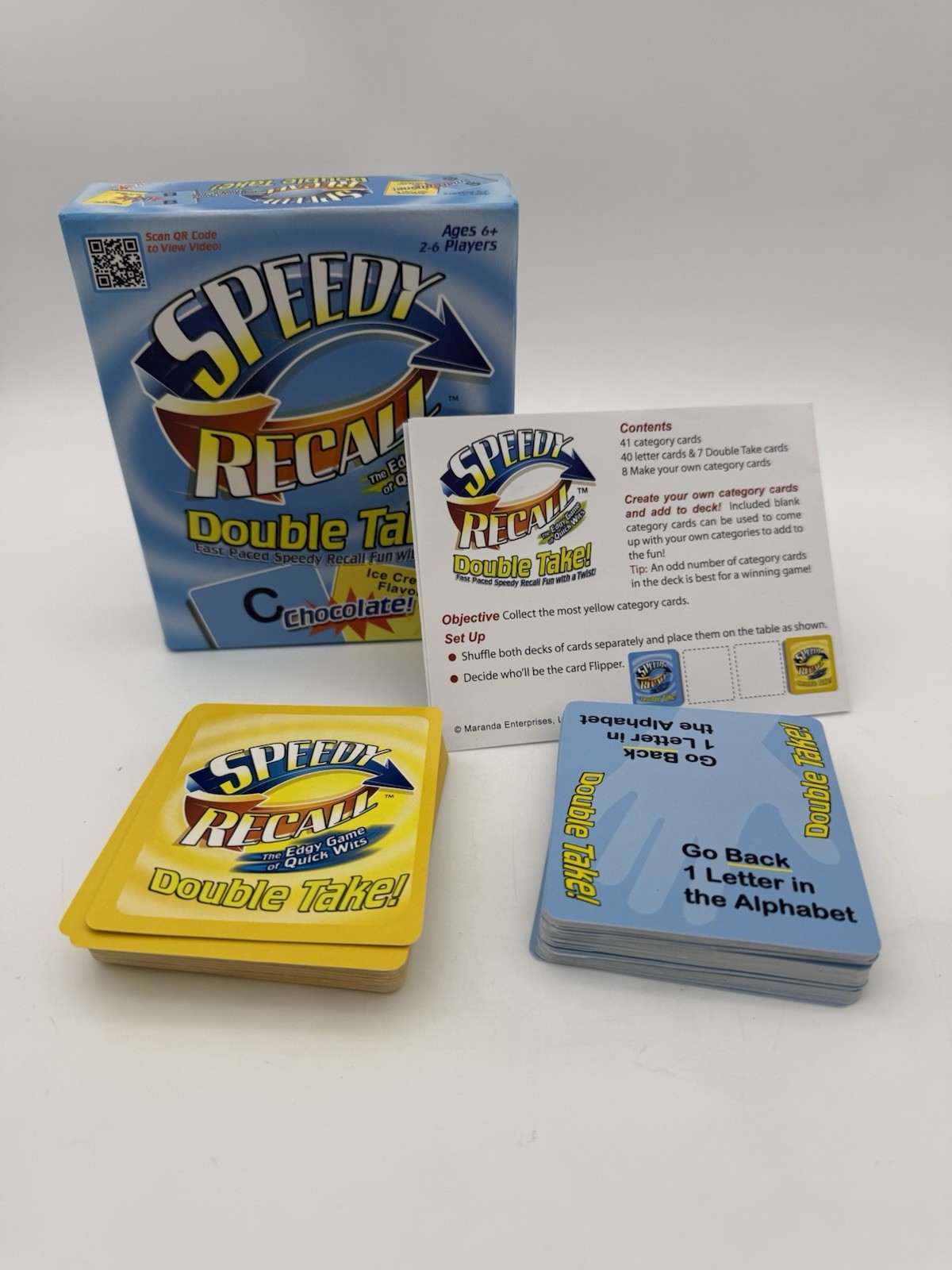 Speedy Recall edgy board game of quick wits