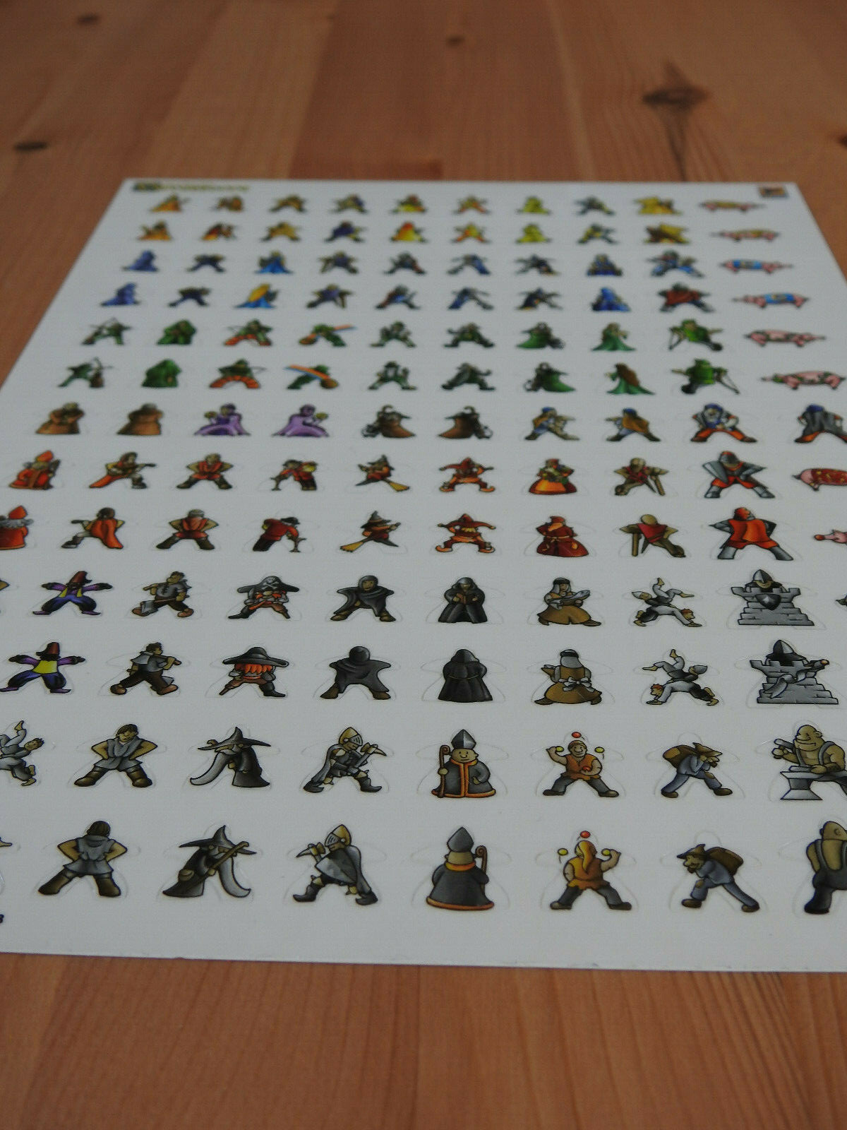 Carcassonne – 130 Meeple Stickers | Accessory | New