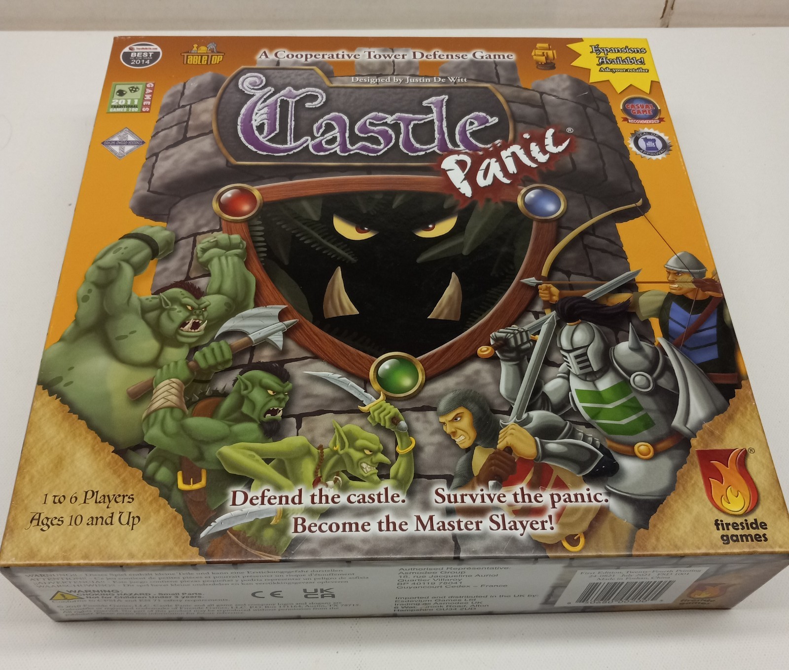 Castle Panic Board Game Fireside Games 2011 – 100% COMPLETE