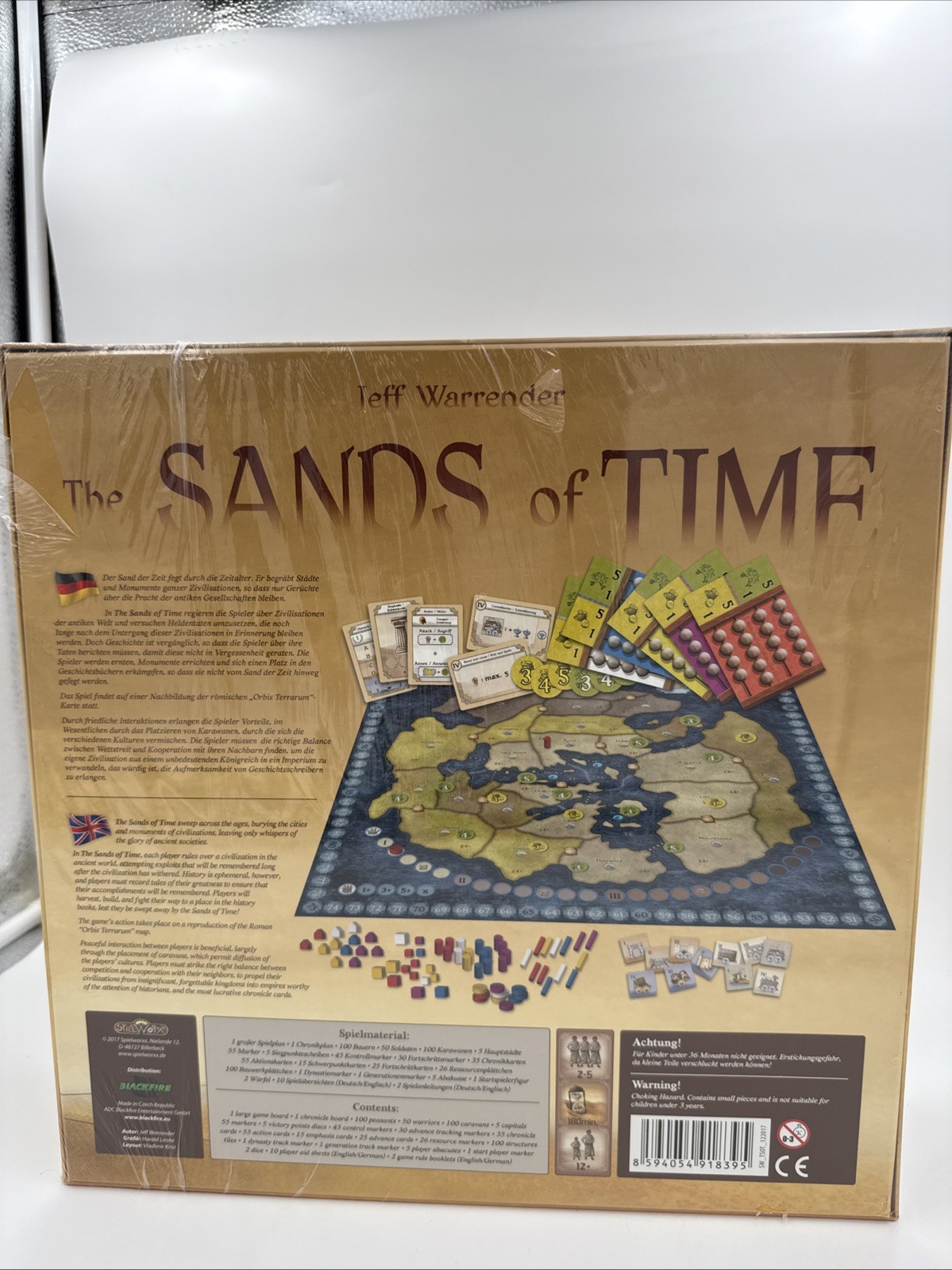 Spielworxx The Sands of Time Board Game Strategy Civilization Eurogame NEW