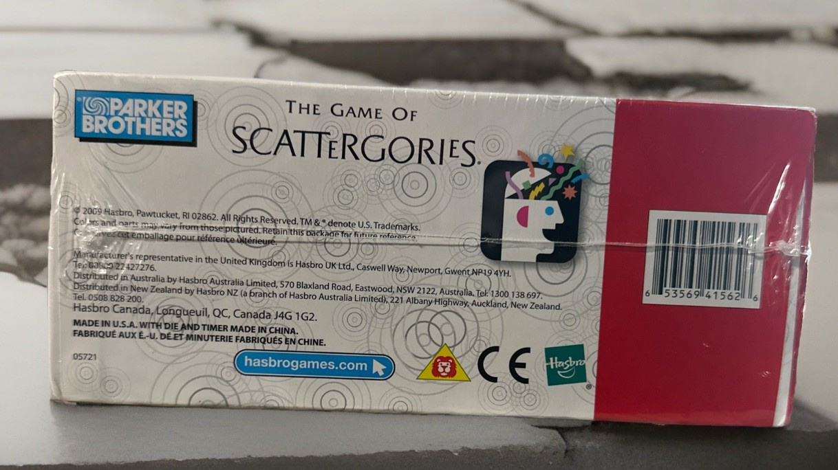 New sealed 2009 The Game of Scattergories Parker Brothers Electronic Awesome