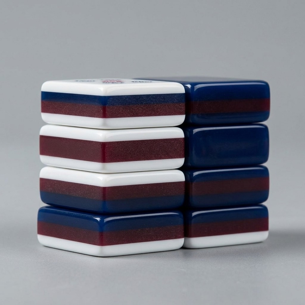 160 American Mahjong Tiles 4-Layer Acrylic Gray Theme Engraved Set fast ship