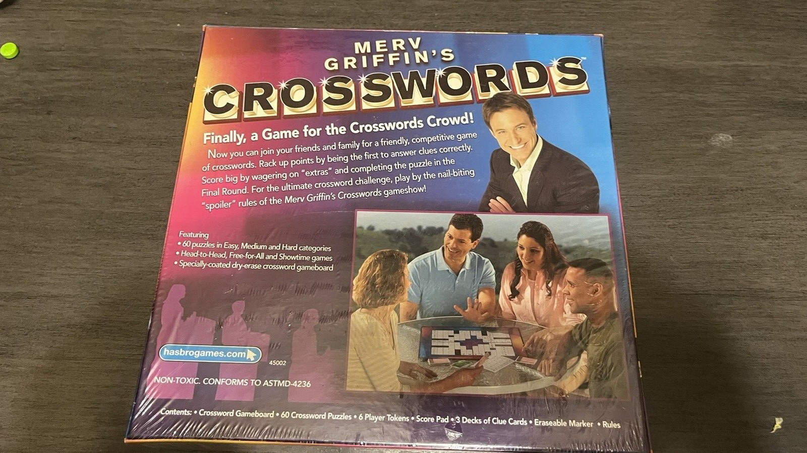 Merv Griffin’s Crosswords Board Game Social Wordplay 2008 NEW/SEALED