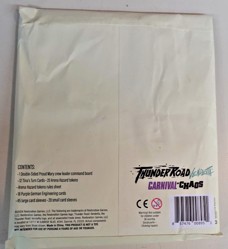 THUNDER ROAD VENDETTA TURBO TINA’S SWAG PACK KS EXCLUSIVE – CARNIVAL OF CHAOS