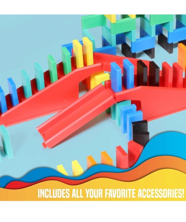 Bulk Dominoes Pro-Domino Kit | Set, STEM STEAM Small Toys, Family…