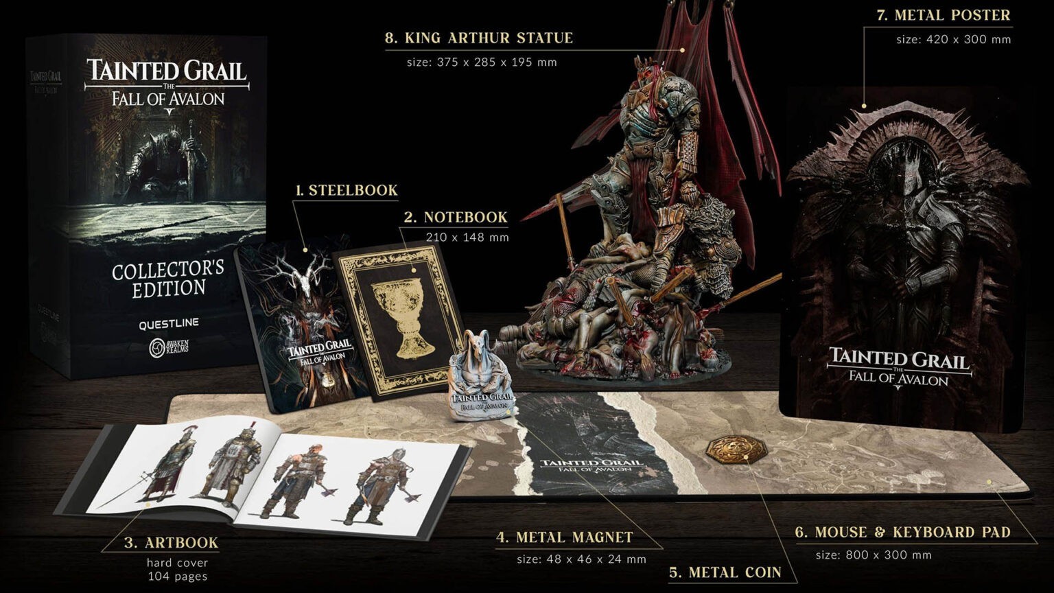 Tainted Grail: The Fall Of Avalon Collector’s Edition New & Sealed