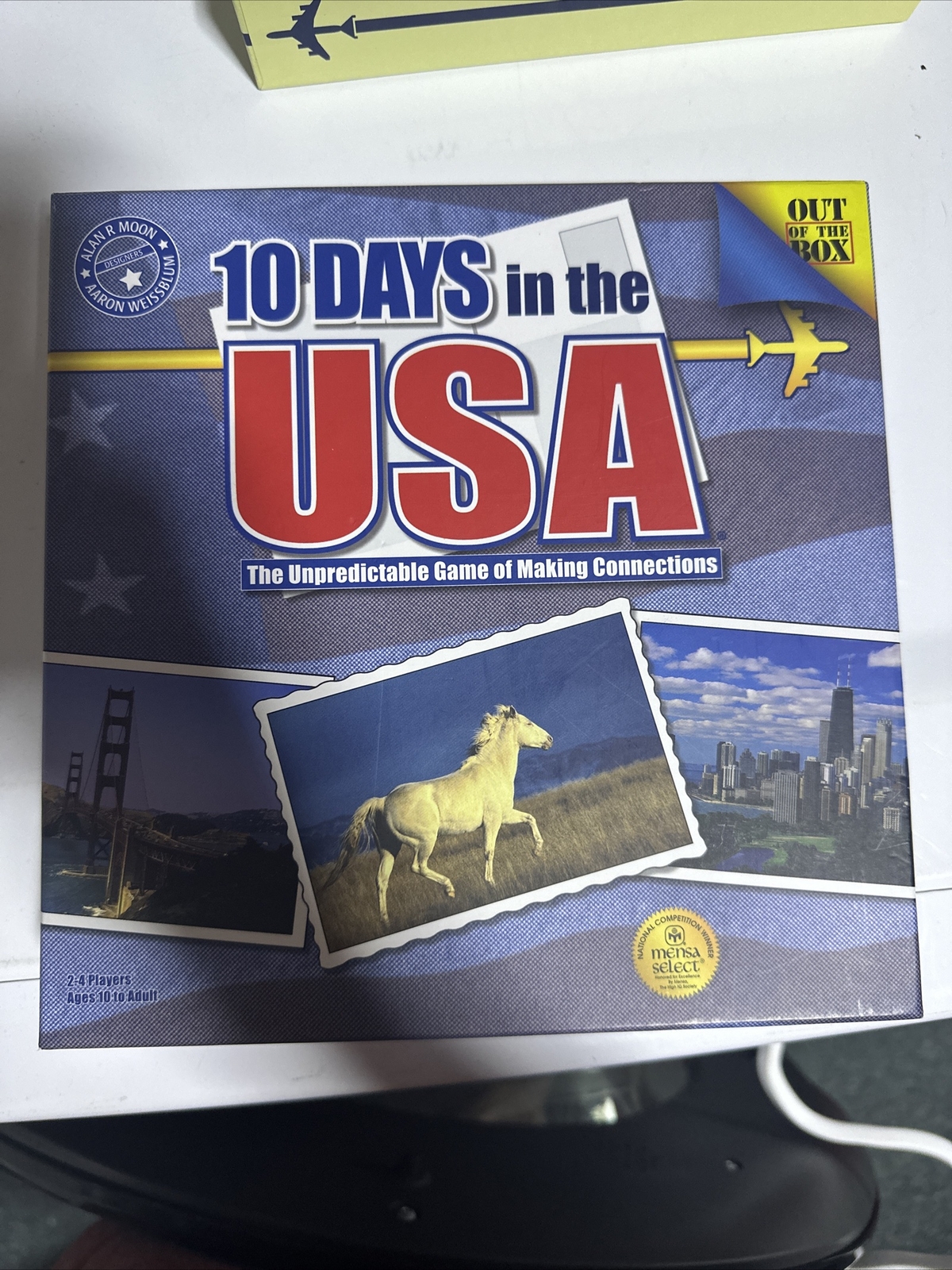 Vintage 10 Days In The USA (1st Ed) “Out Of The Box” Board Game Complete