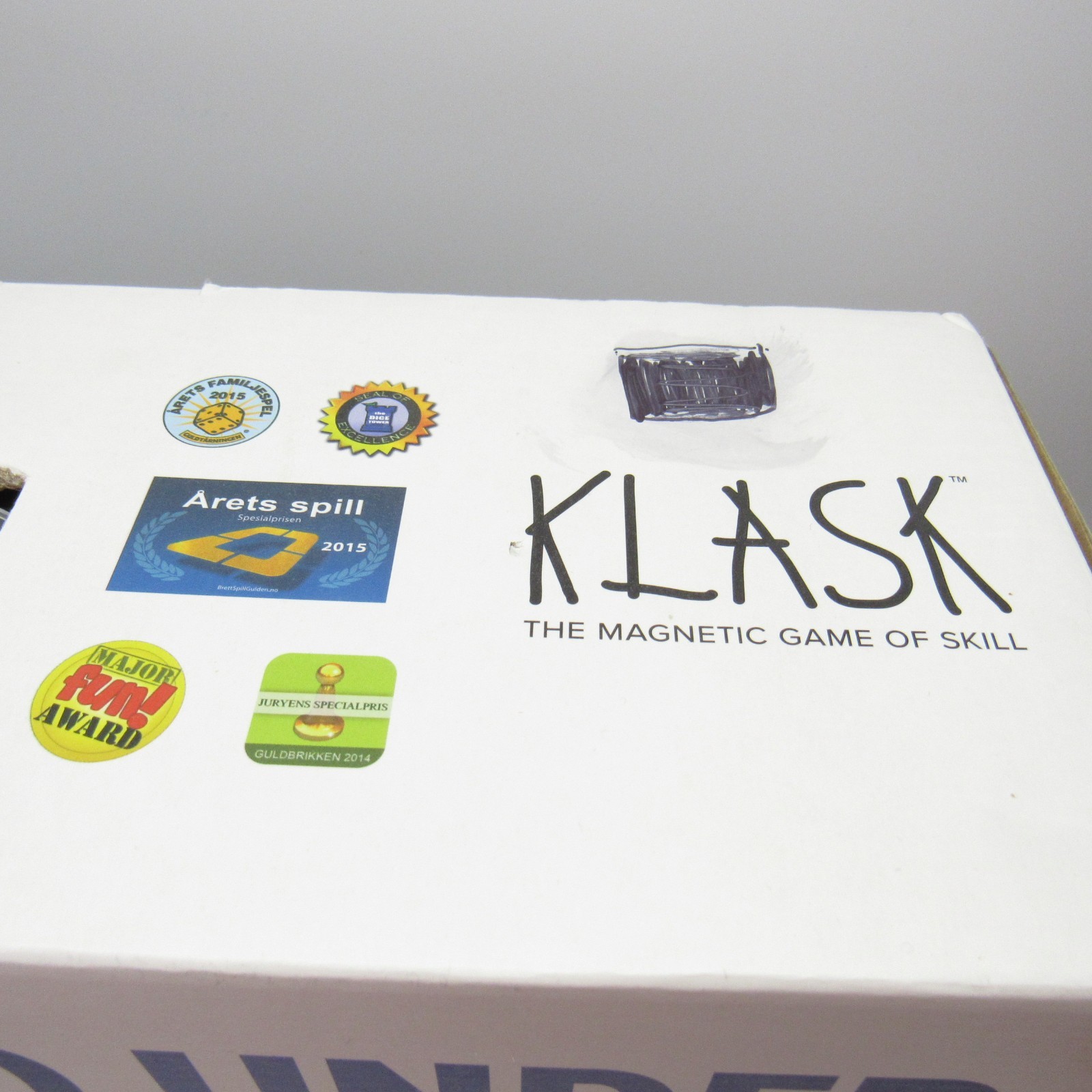 KLASK Magnetic Battle Board Game Hockey Game – NOT COMPLETE