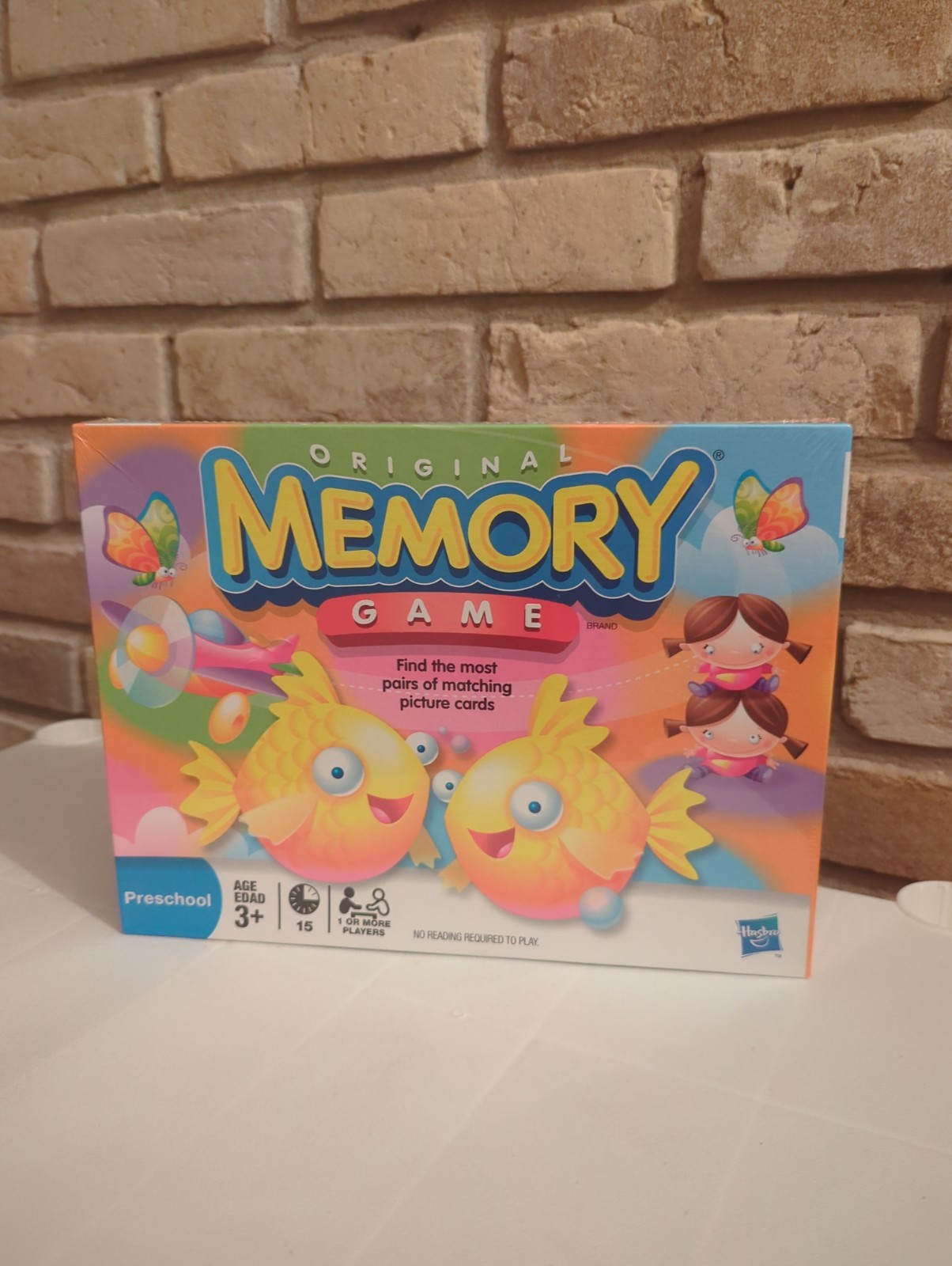 Milton Bradley Hasbro Original Memory Game Preschool 3+ 2007 BRAND NEW SEALED