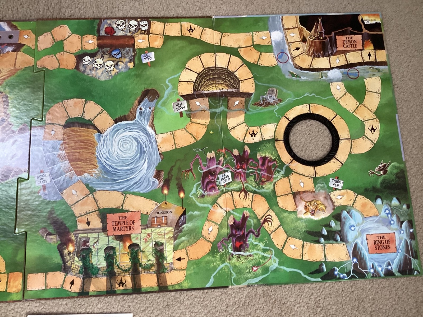 Key to the Kingdom Board Game COMPLETE! Golden 1992
