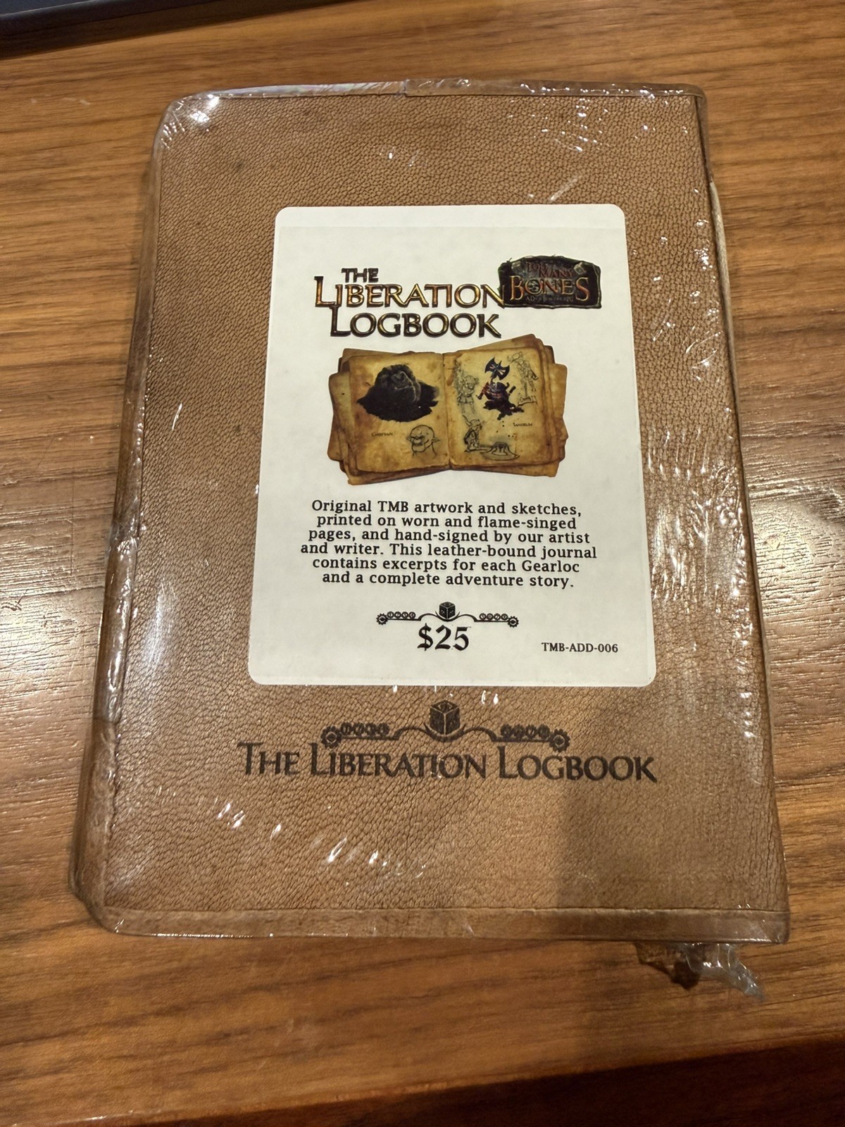 Too Many Bones Liberation Logbook from Chip Theory Games NEW