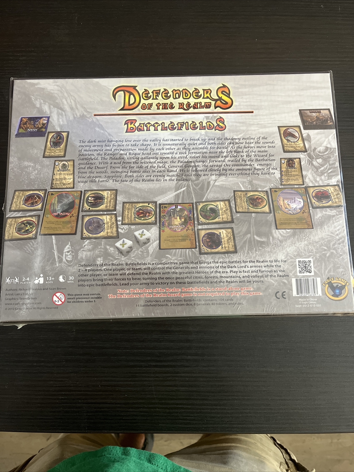 Defenders of the Realm: Battlefields by Richard Launius – Eagle Games – BrandNEW
