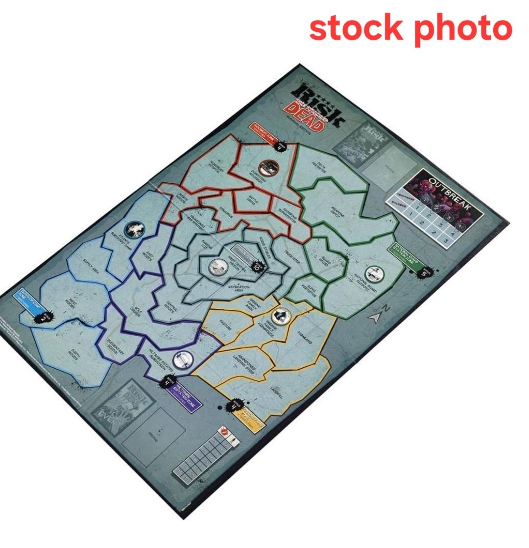 RISK The Walking Dead Survival Edition Board Game by Hasbro 2013 COMPLETE