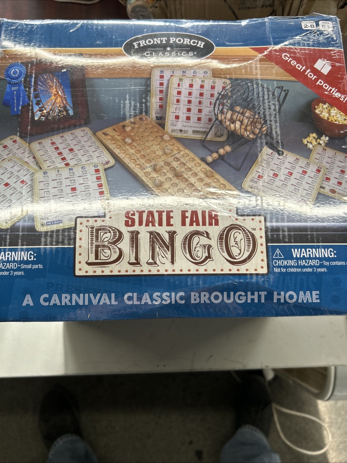 Front Porch Classics Deluxe State Fair Bingo Family Game New Sealed