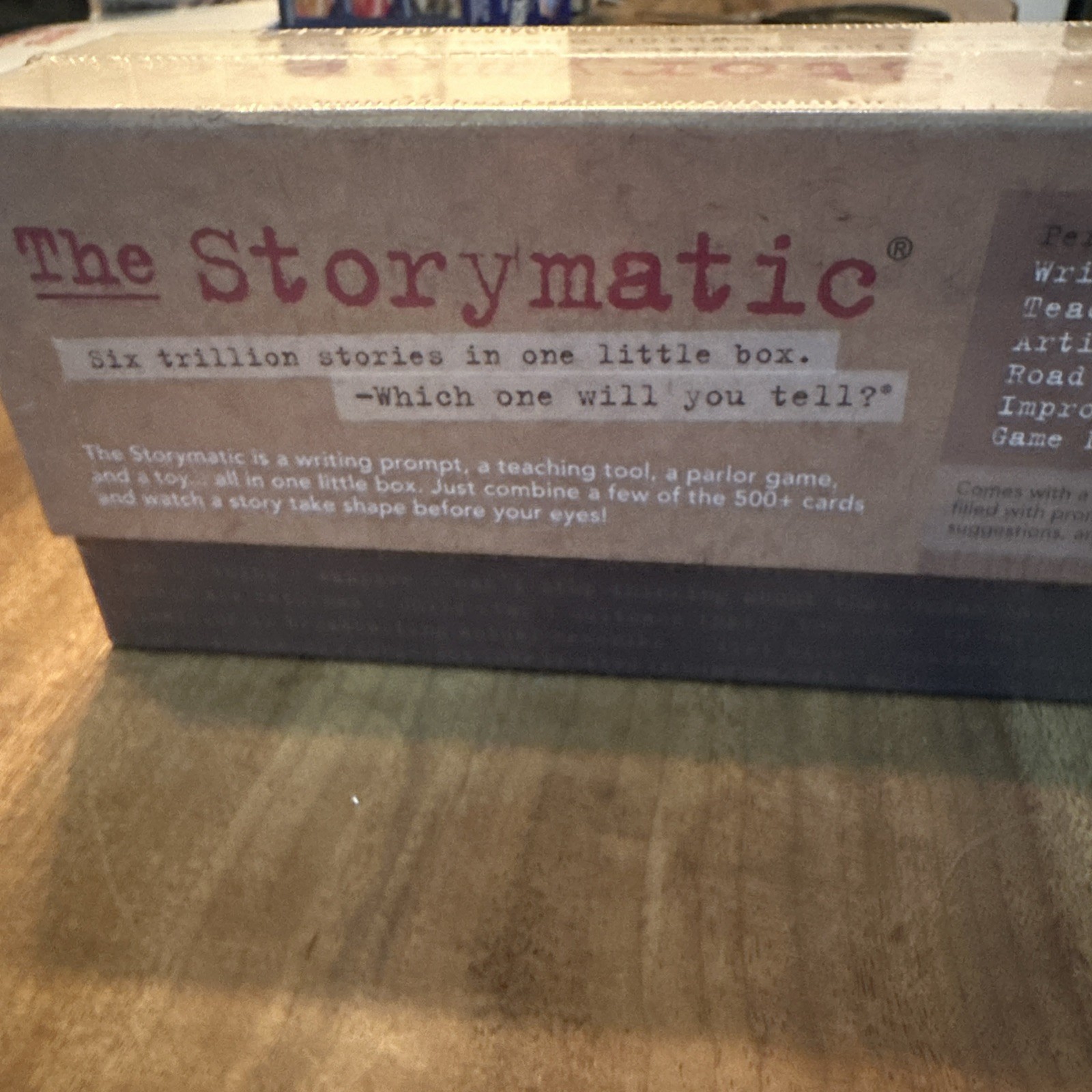 The Storymatic 6 Trillion Stories Writing Prompt Teaching Tool 500+ Cards SEALED