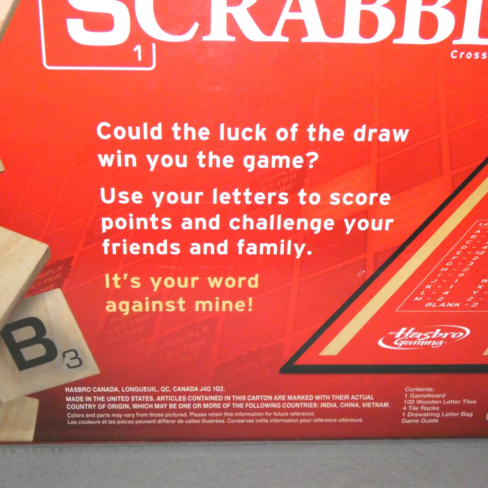 2013 Scrabble Game by Hasbro Factory Sealed