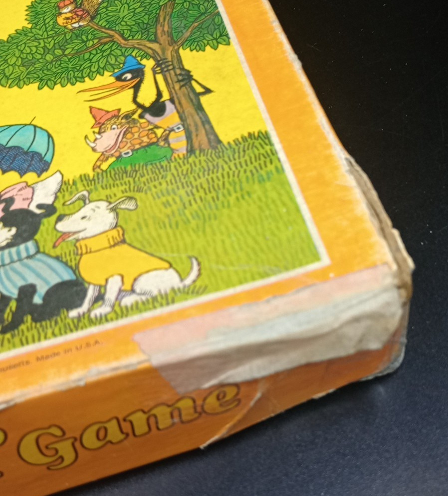 Parker Brothers Uncle Wiggily Game 1967 Board Game Animals Ages 5-11 2 Players