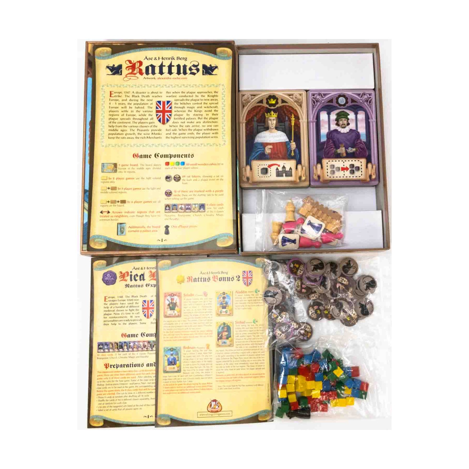 Z-Man Rattus Collection #3 – Base Game + 2 Expansions! NM