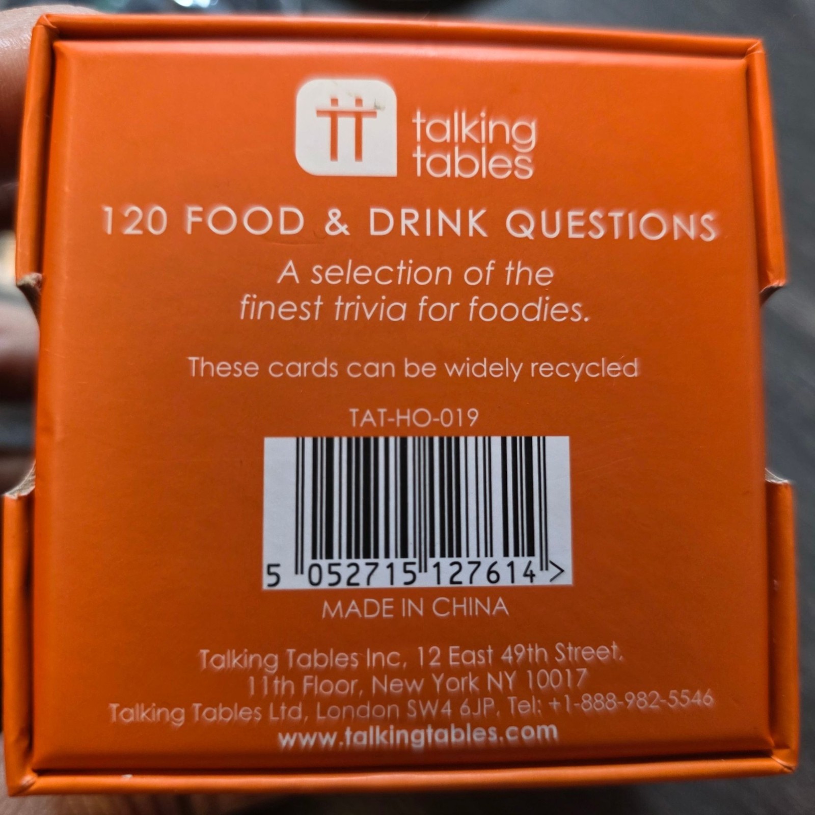 After Dinner Food and Drink Trivia Game for Adults Drinking Game Excellent Used