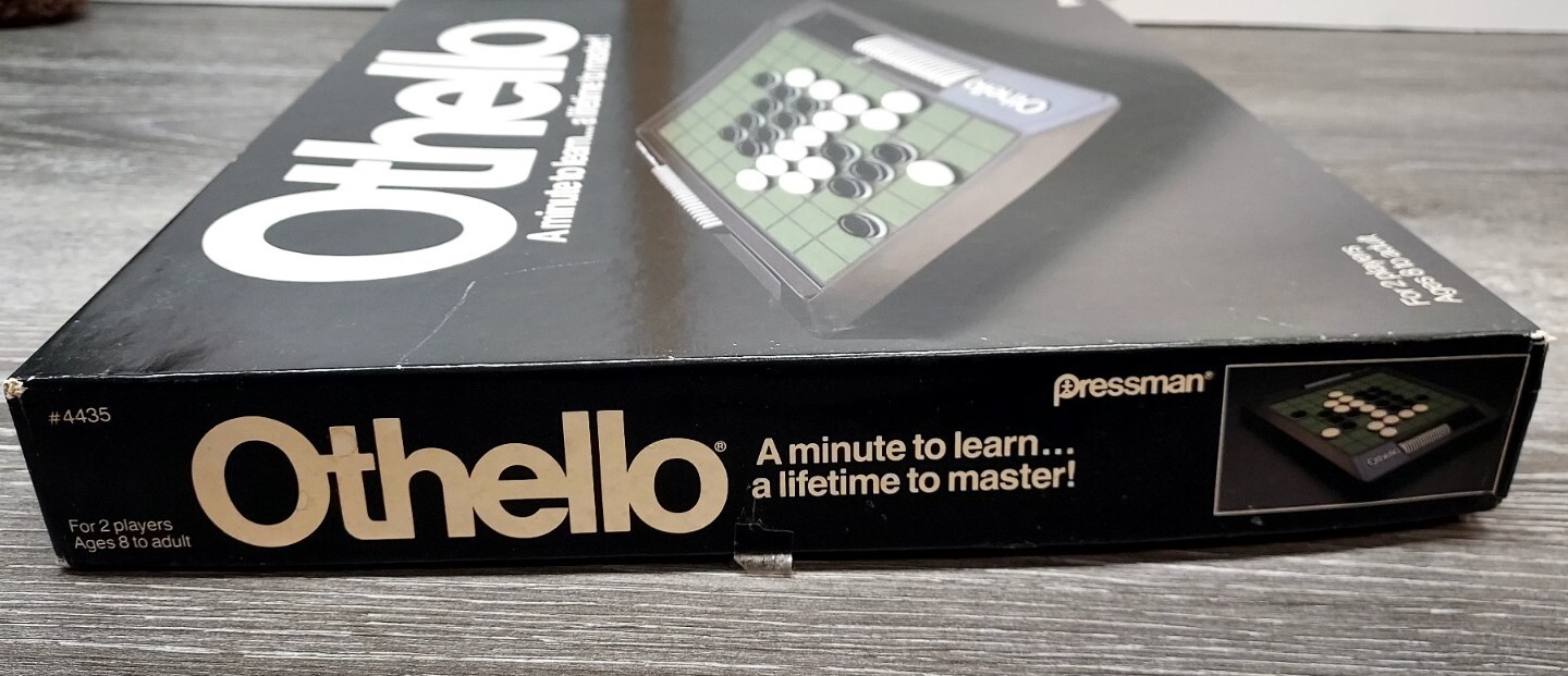 Othello Board Game A Minute to Learn, a Lifetime to Master! by Pressman 1990