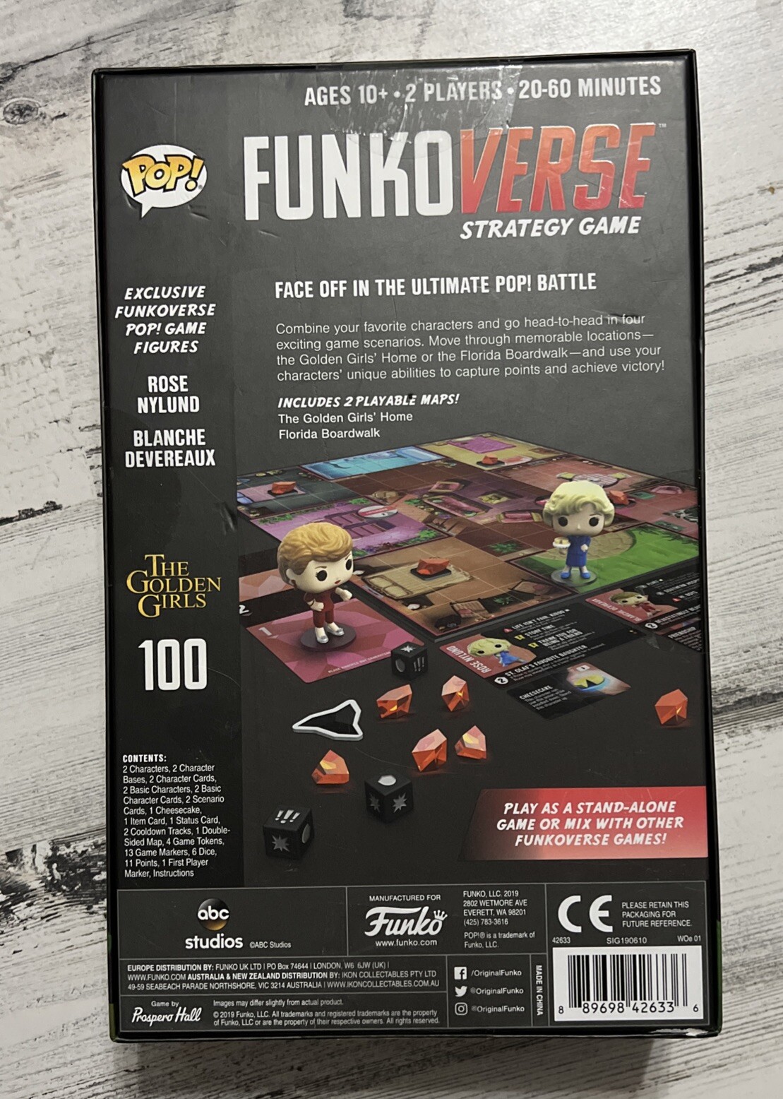 POP Funkoverse Strategy Board Game The Golden Girls Theme #100 Collectible NEW