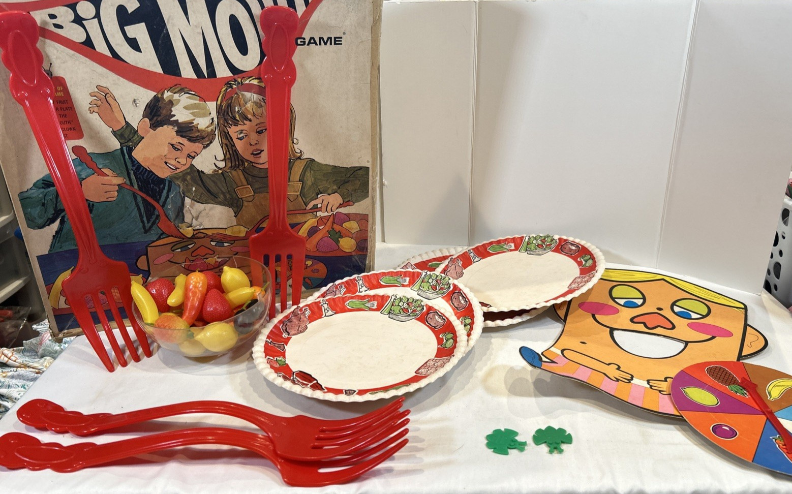 Vintage 1968 Schaper Big Mouth Game Classic Retro Family Game Original Box