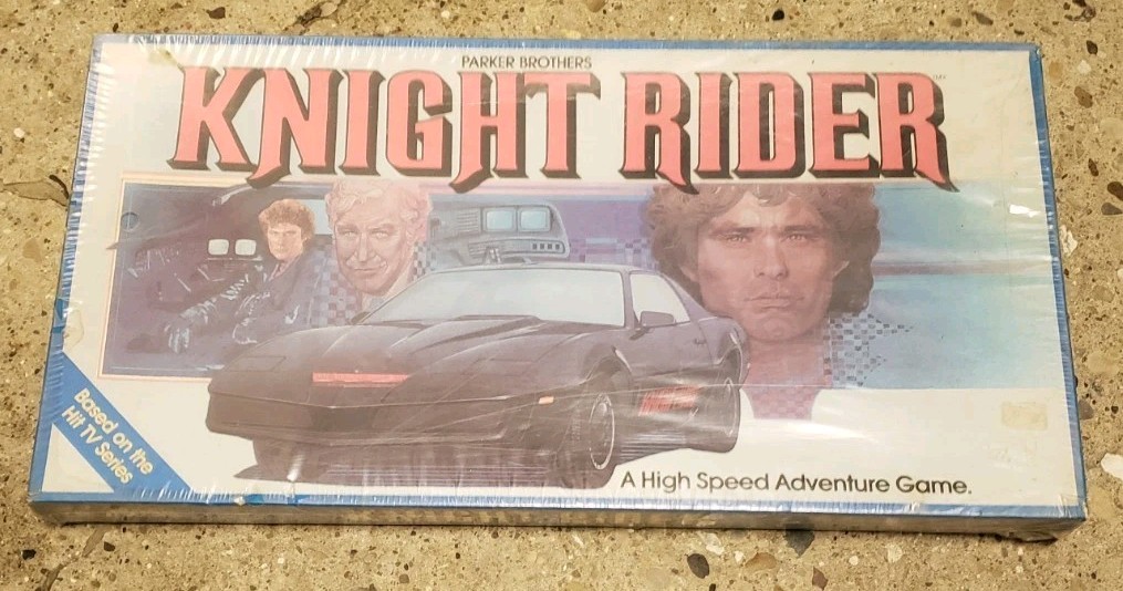PARKER BROTHERS KNIGHT RIDER BOARD GAME New and Sealed Some issues Read