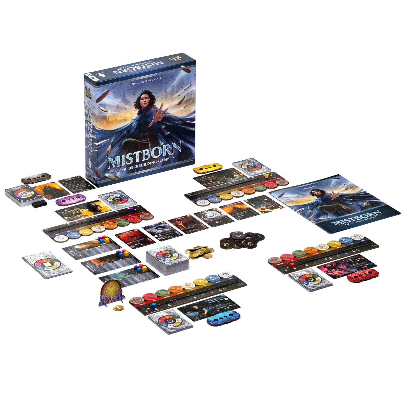 Mistborn Deckbuilding Game Thrilling Strategy For 1 To 4 Players By Brandon S…