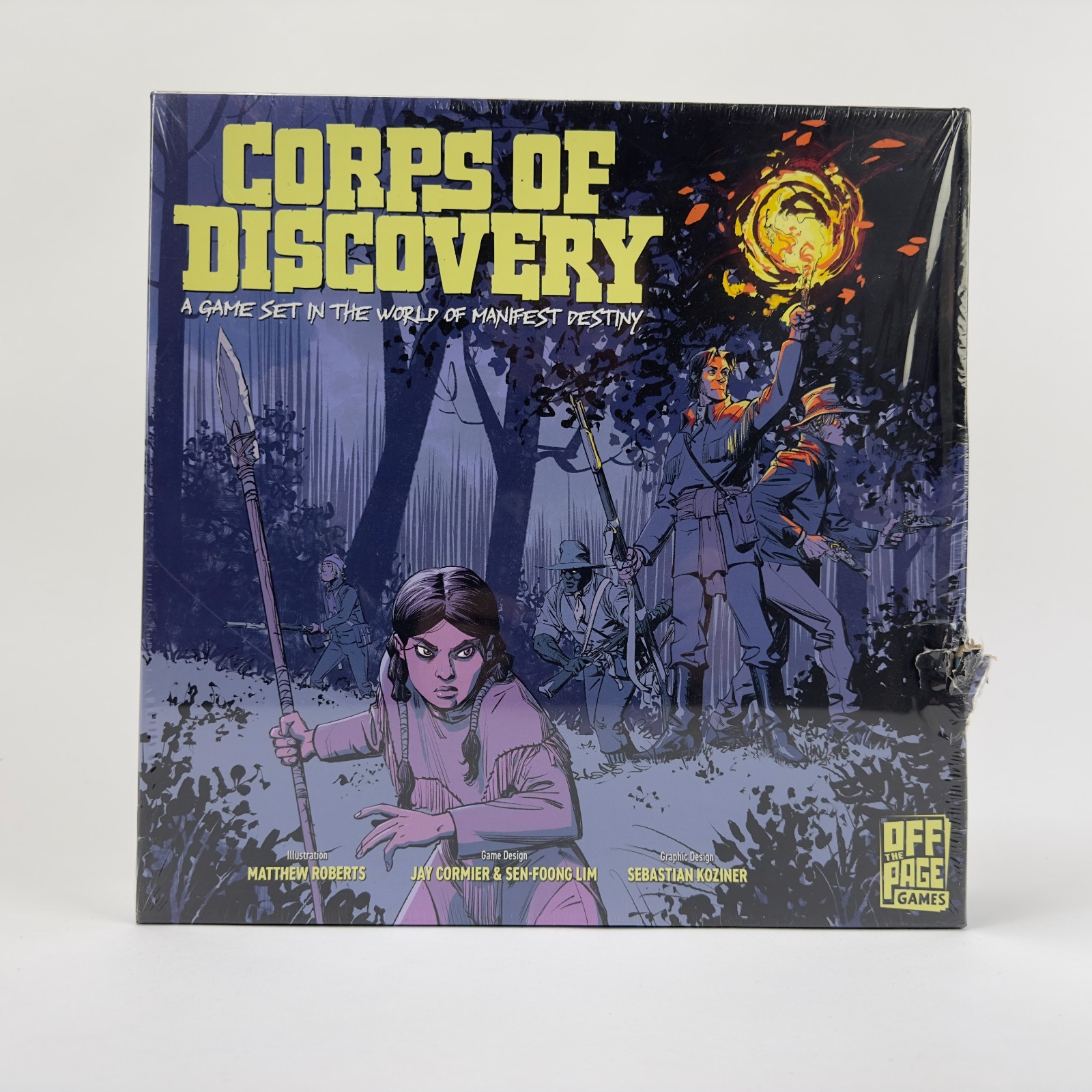 New Factory Sealed ‘Corps of Discovery’ Board Game in Damaged Box | Off The Page