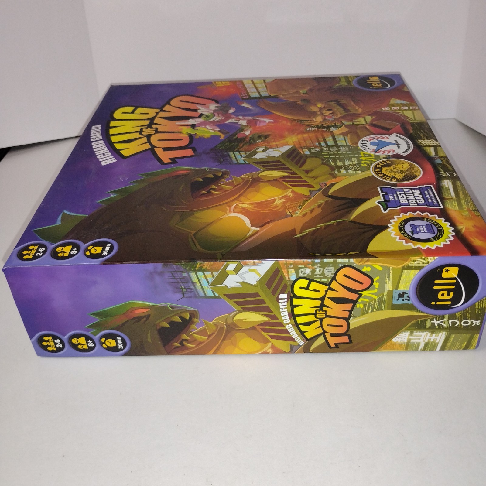 King of Tokyo Board Game IELLO Richard Garfield 2014 COMPLETE Open Box
