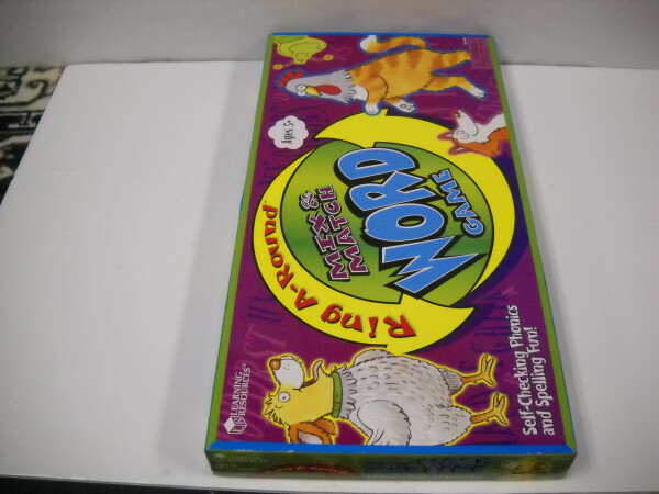Learning Resources Ring A-Round Mix & Match CVC Word Game Self-Checking New!