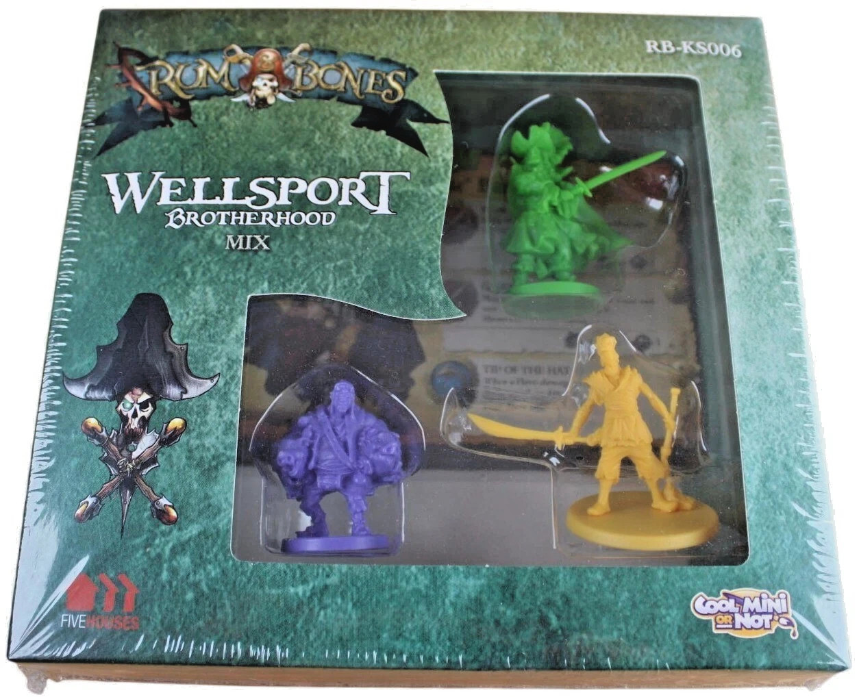 Rum & Bones Wellsport Brotherhood Mix RB-KS006 CMON Sealed Kickstarter 2015