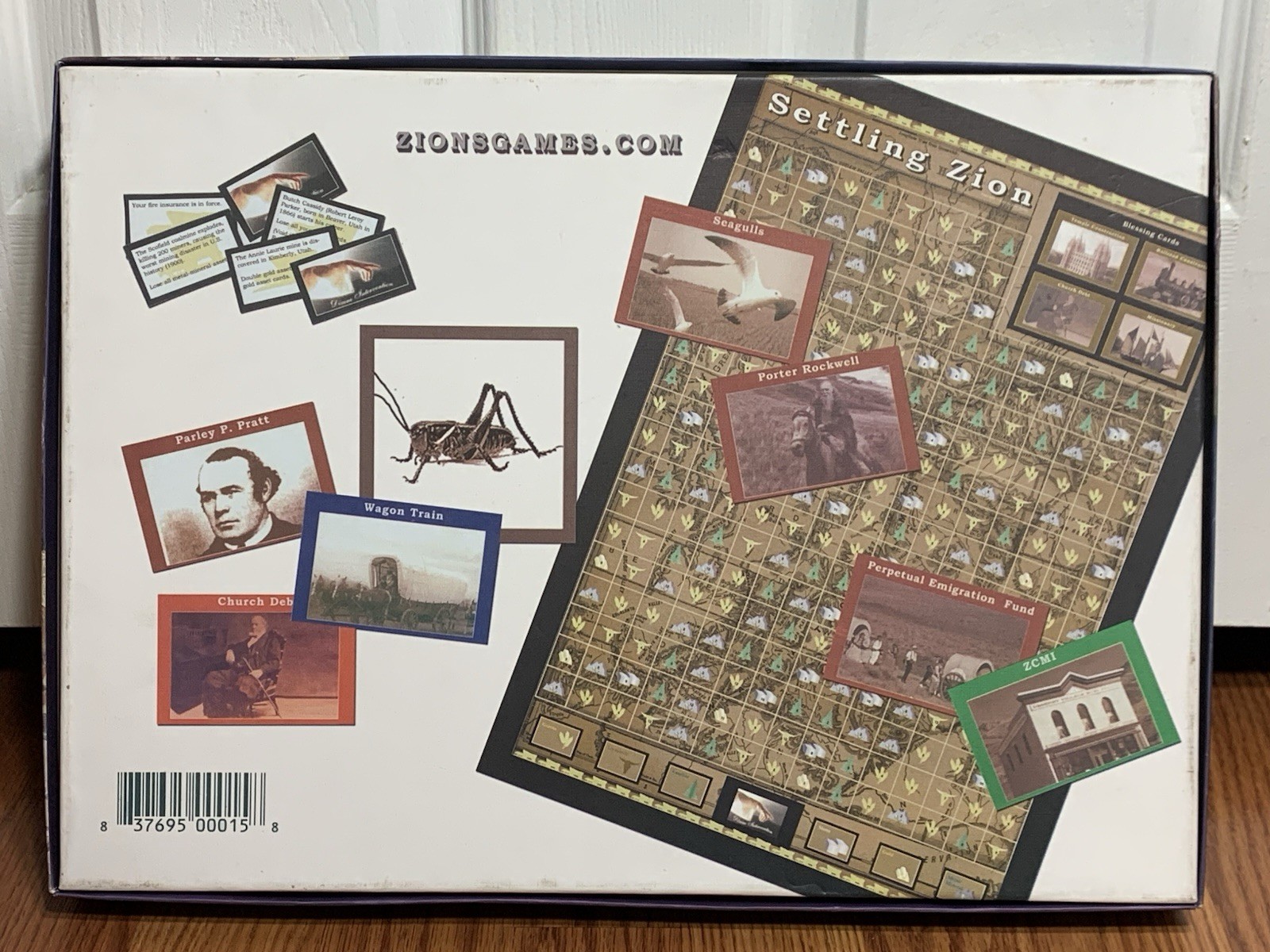 Settling Zion Salt Lake City Utah Pioneer 2004 Board Game Inspiration Mormon LDS