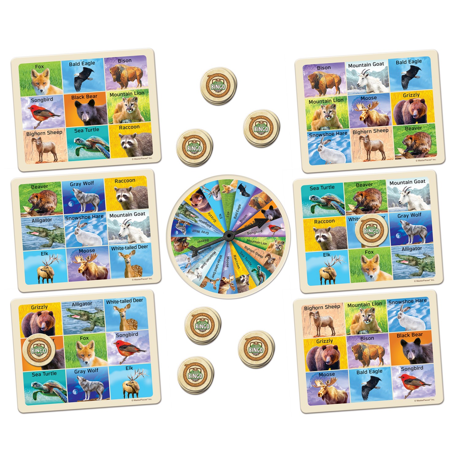 MasterPieces – Jr. Ranger – National Parks Bingo Game for Kids and Families