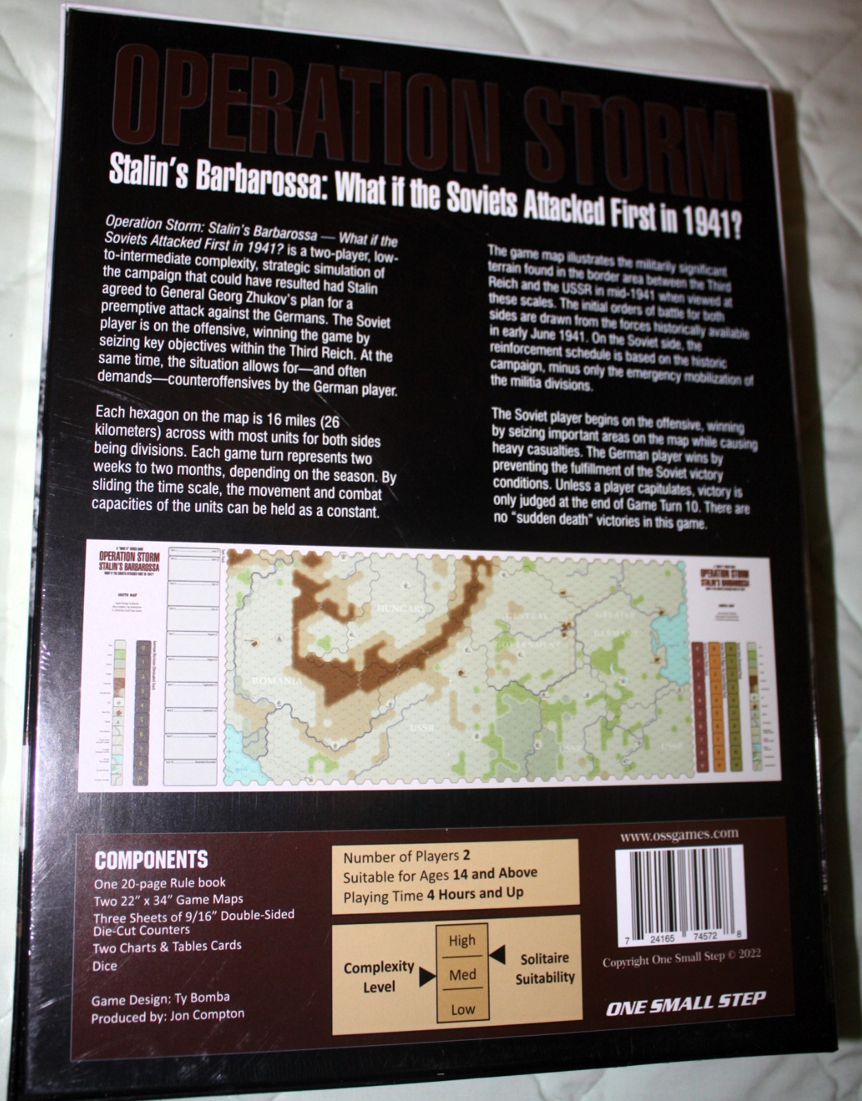 Operation Storm: Stalin’s Barbarossa One Small Step Games. Still in shrink wrap.