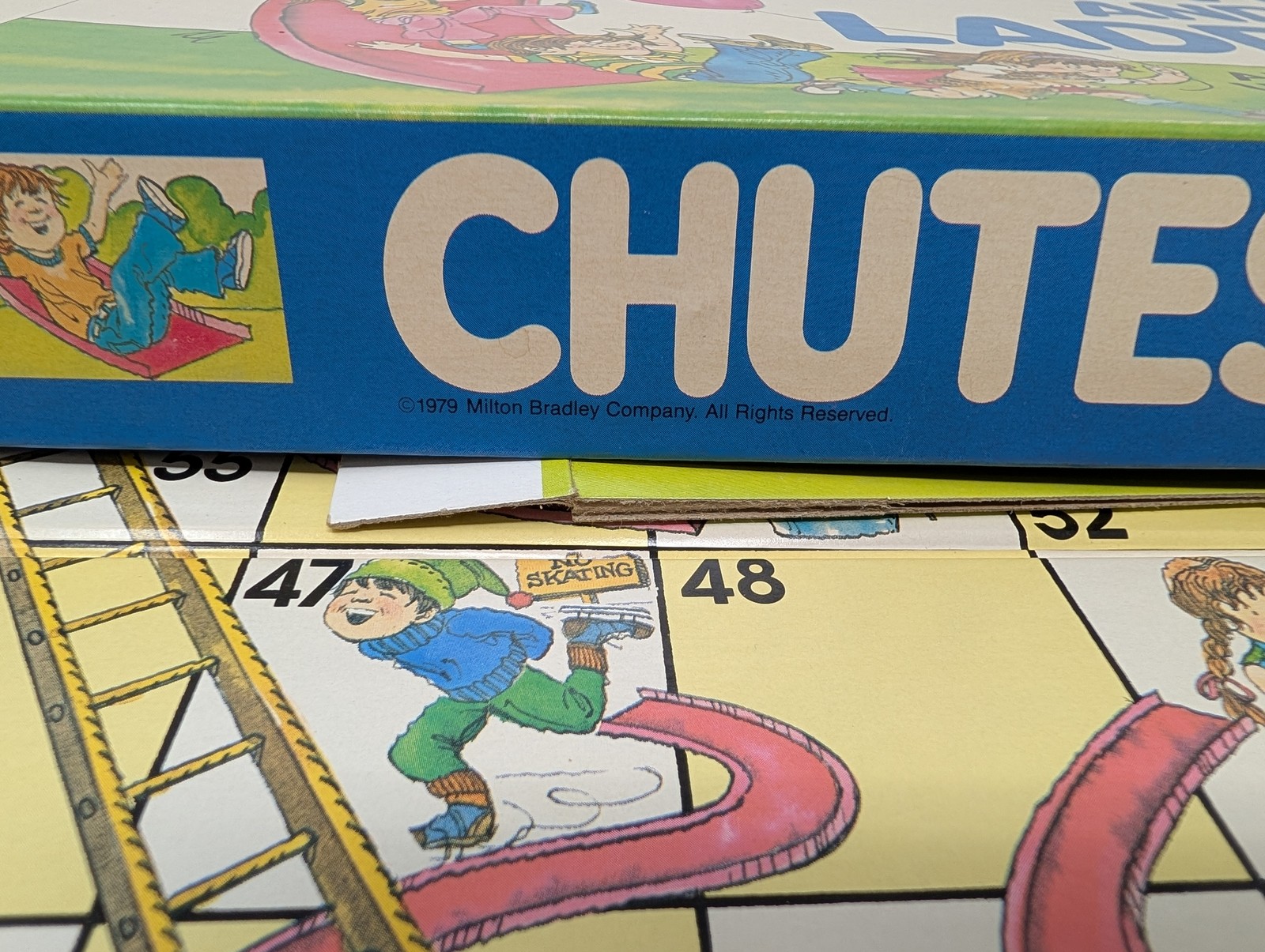 Vintage 1979 Milton Bradley Chutes and Ladders Board Game Complete Ages 4-7