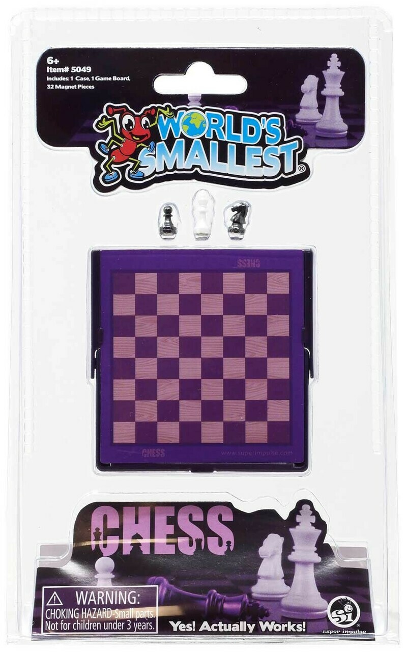 World’s Smallest CHESS SET Board Game Toy Doll House Miniature