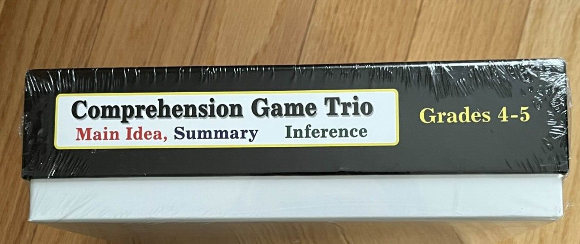 Really Good Stuff Grades 4-5 Comprehension Game Trio Main Idea Inference Summary