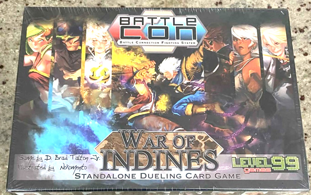 2014 Level 99 Games BattleCon War Of Indies Standalone Dueling Card Game New