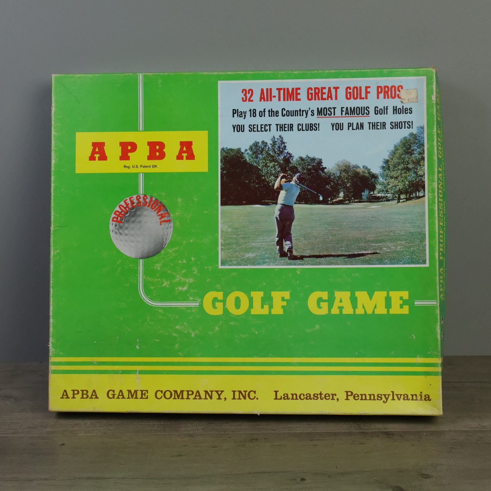 VTG APBA Pro Golf Board Game w/ 18 Hole Course & Player Cards +2022 Master Set