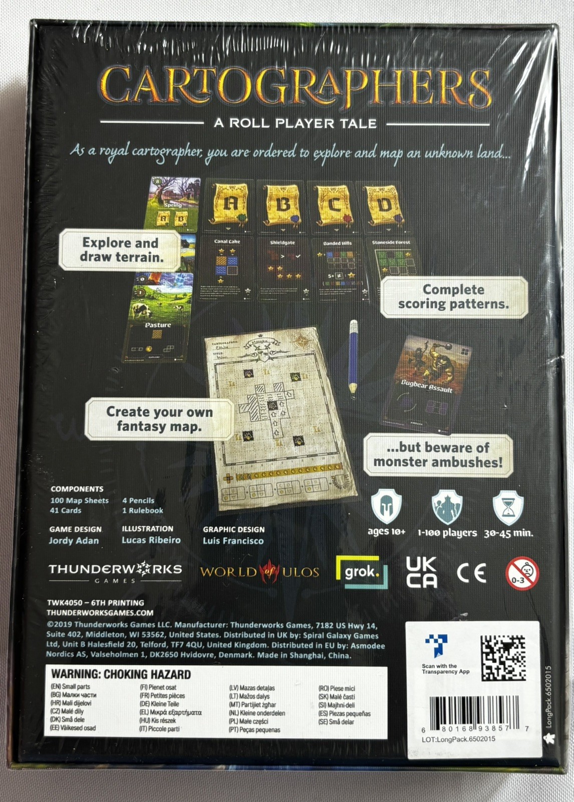 2019 Cartographers Game by Jordy Adan – A Roll Player Tale – B2