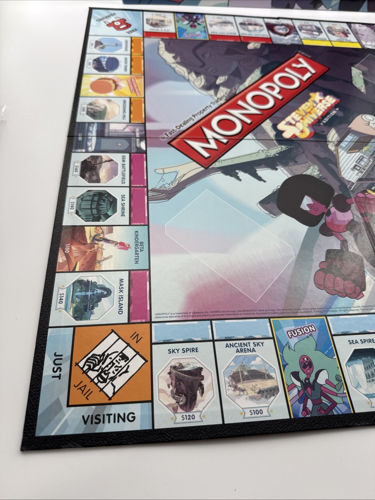 MONOPOLY STEVEN UNIVERSE EDITION USAopoly 2016 Cartoon Network 100% COMPLETE