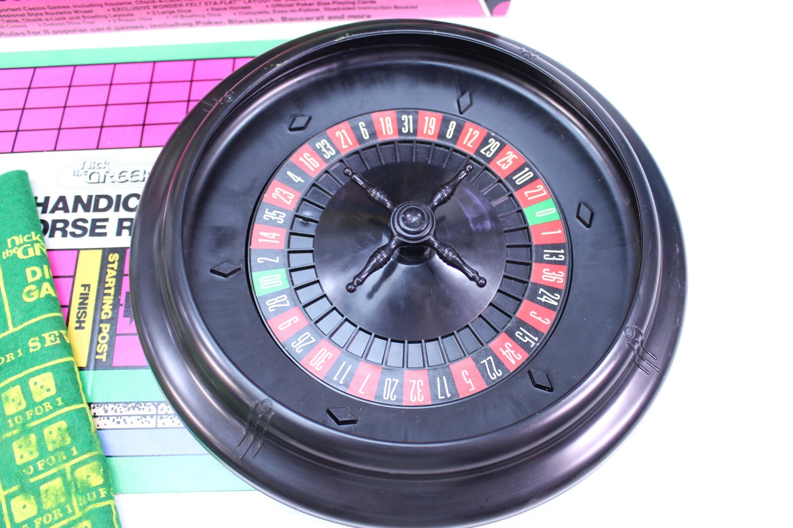 VTG 1978 Nick the Greek Casino 7 Games Horse Race, Roulette, Blackjack, Gambling