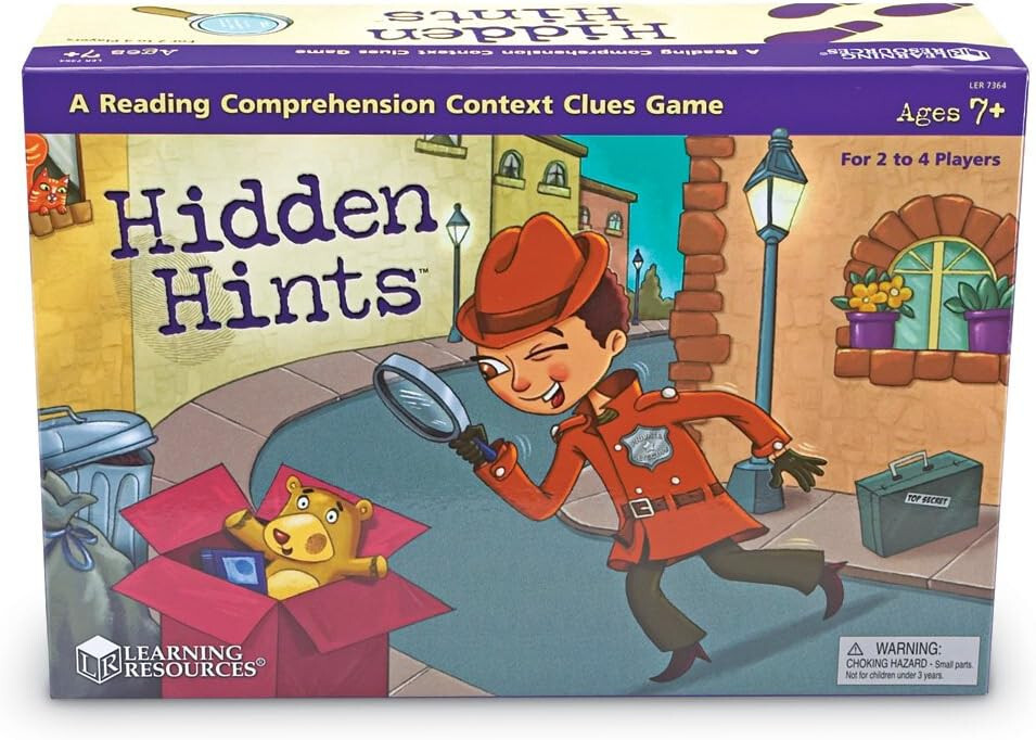 Learning Resources Hidden Hints Mystery Word Game Reading Comprehension Context