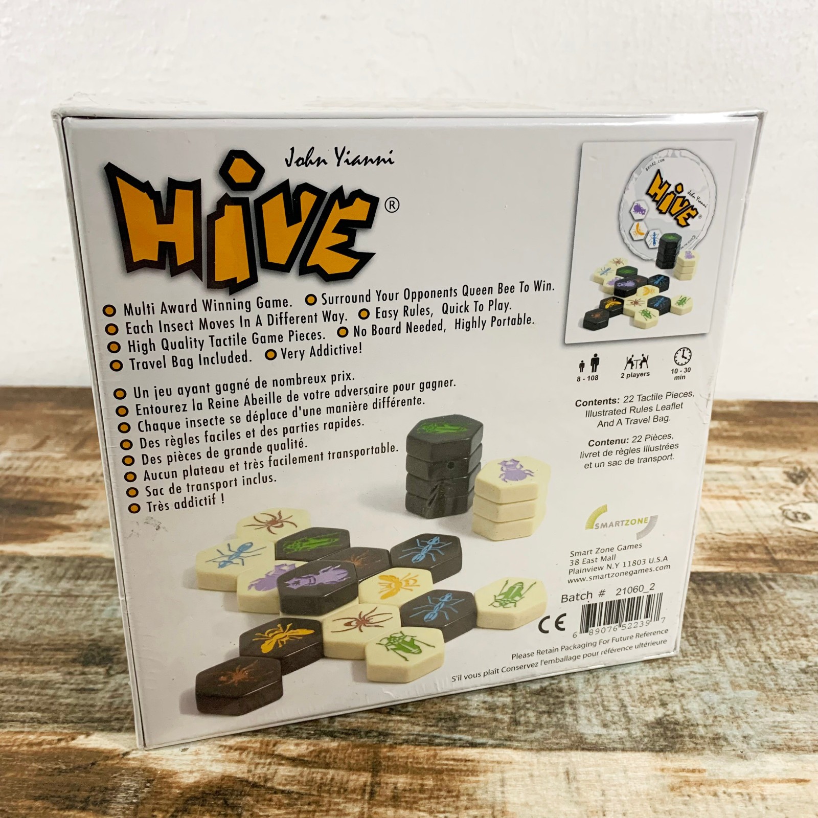 [NEW SEALED] HIVE Tile-Placement Strategy Board Game – Smart Zone Games