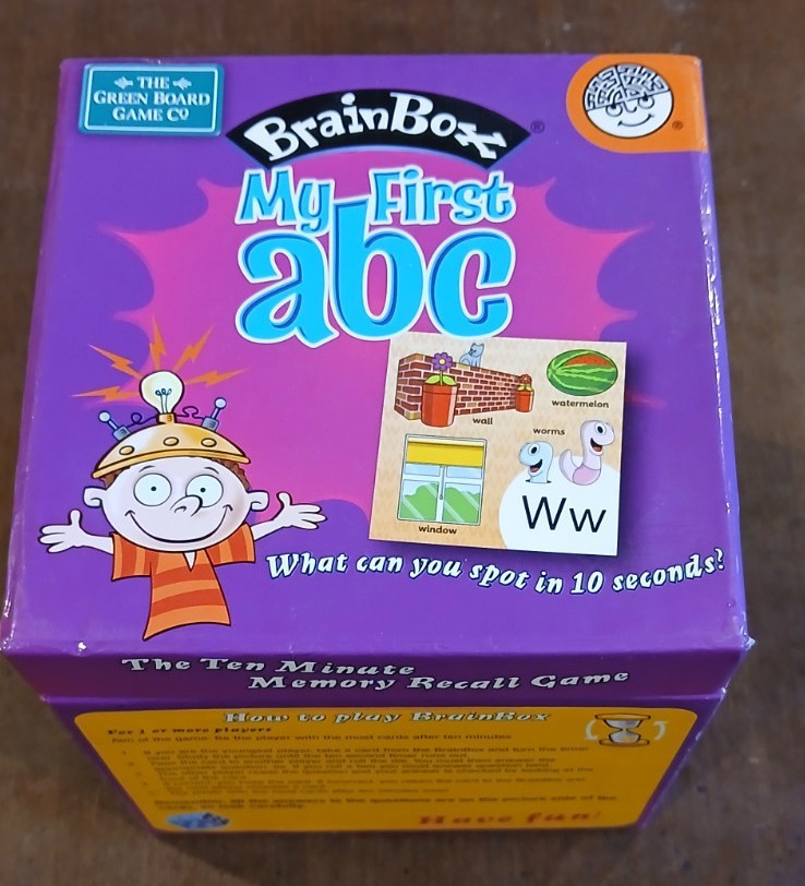 Brainbox My First ABC- Ten Minute Memory Recall Game 100% Complete VGUC