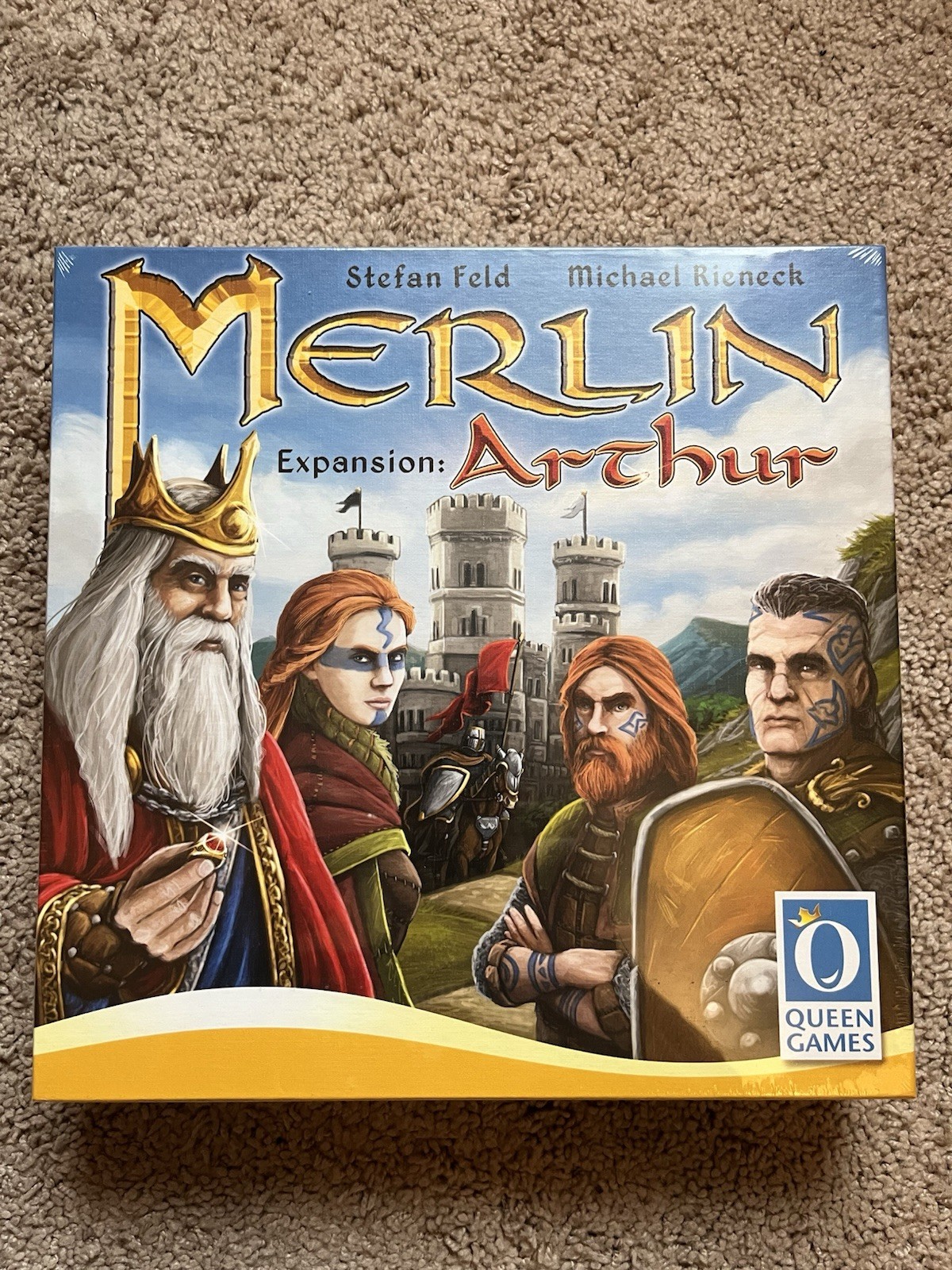 Merlin + Arthur Expansion Board Game Queen Games 2017 Stefan Feld NEW/SEALED